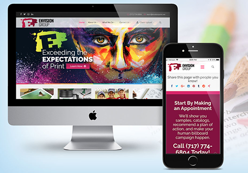 Envision Group Website | Jump Creative | Muse Awards