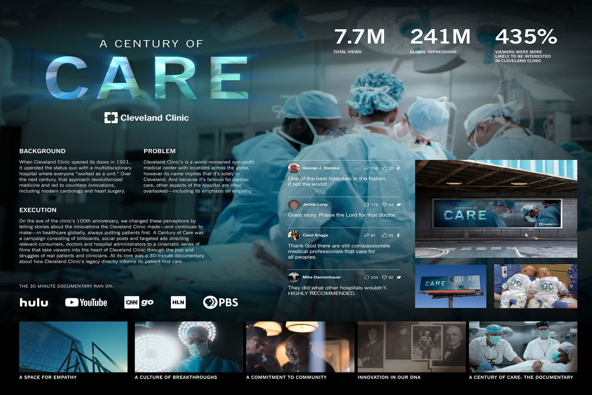 A Century of Care | Warner Media - Courageous Studios