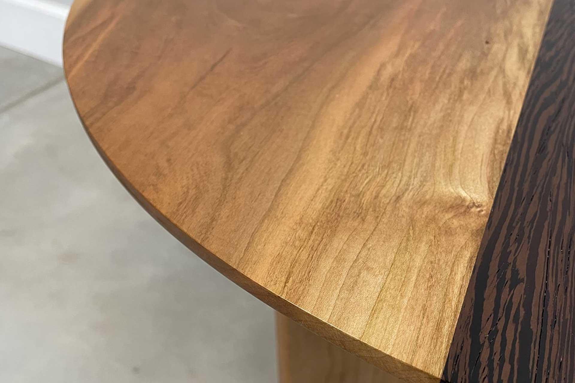 Black Cherry and Wenge Side Table | Smith Farms Custom Furniture and Matthew Smith