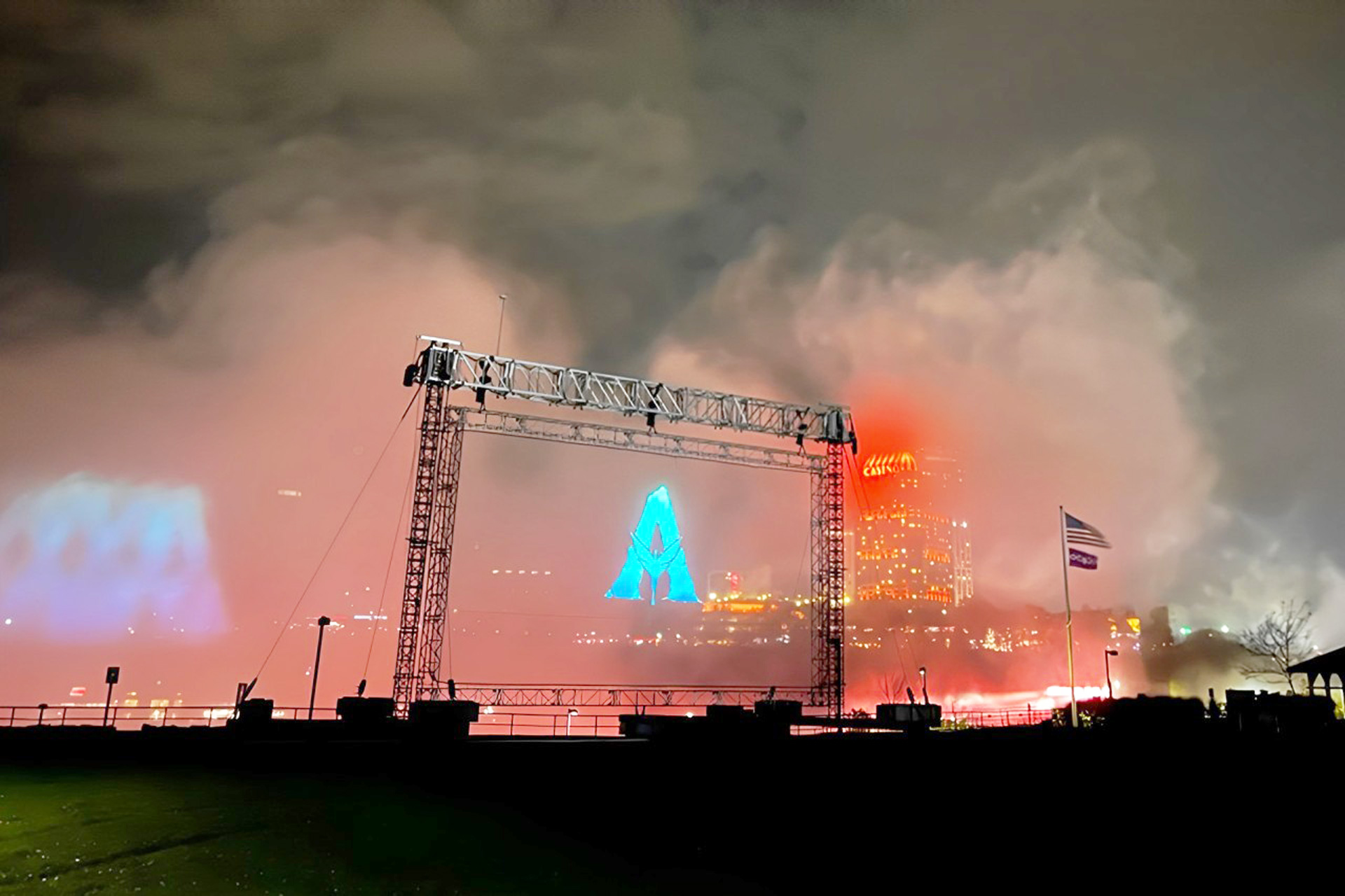 Holographic Projection Over Niagara Falls for Disney | MUSE Creative Awards