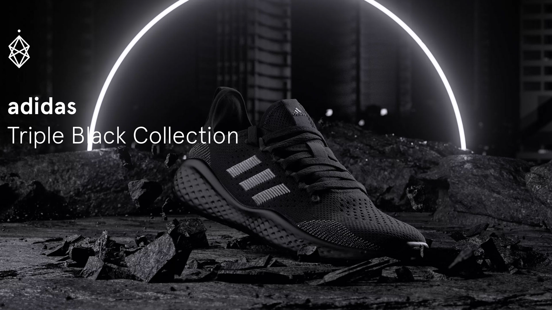 Adidas Triple Black Unveiling the Motion Graphics Magic