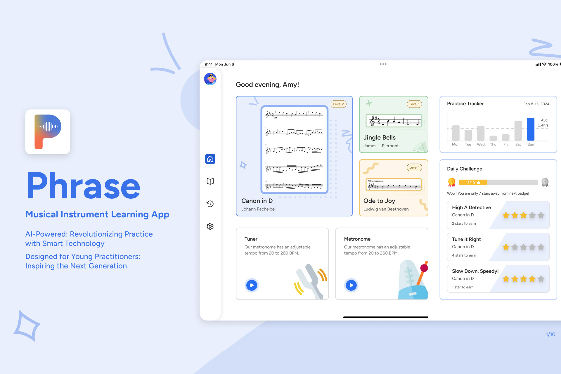 Phrase: AI-powered Musical Instrument Learning App | French Design Awards