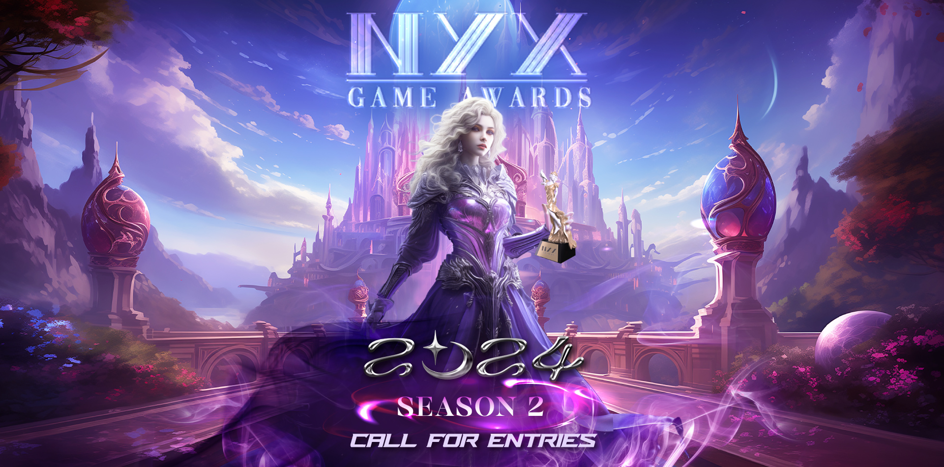 Call for Entries Season 2 | 2024 NYX Game Awards