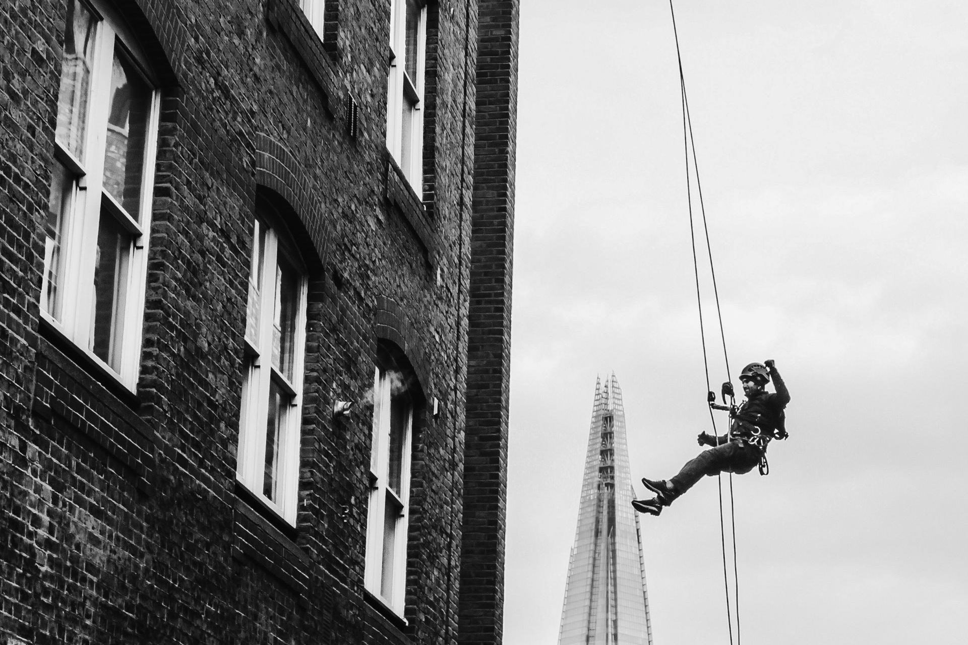 Tip Toeing up the Shard  | London Photography Awards