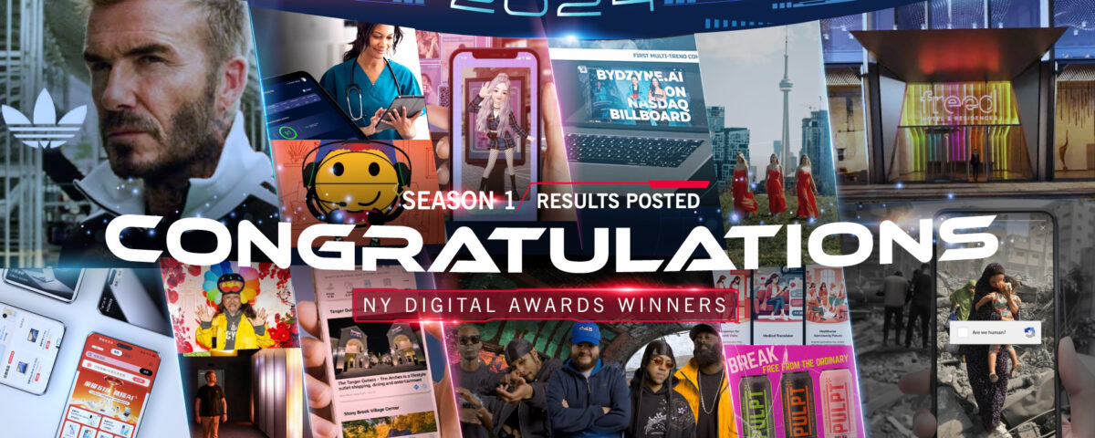 Season 1 Winner Announcement | 2024 NY Digital Awards