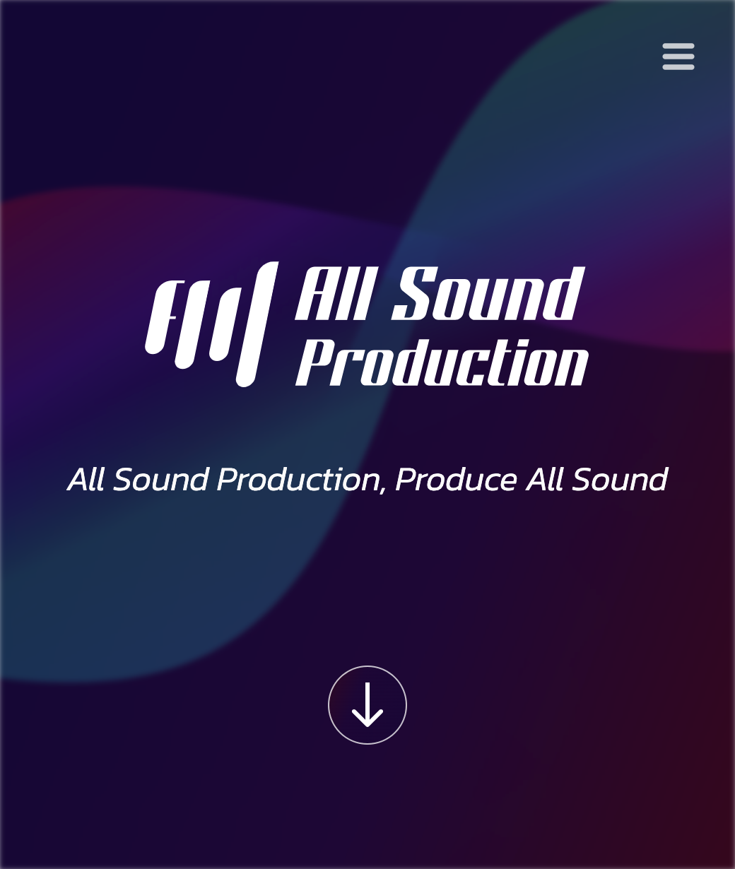 All Sound Production Website | London Design Awards