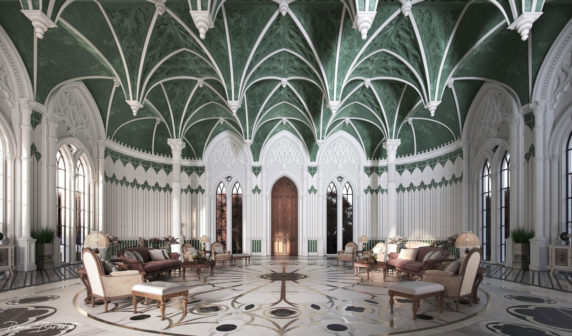 Lobby Design - Gothic Style | MUSE Design Awards