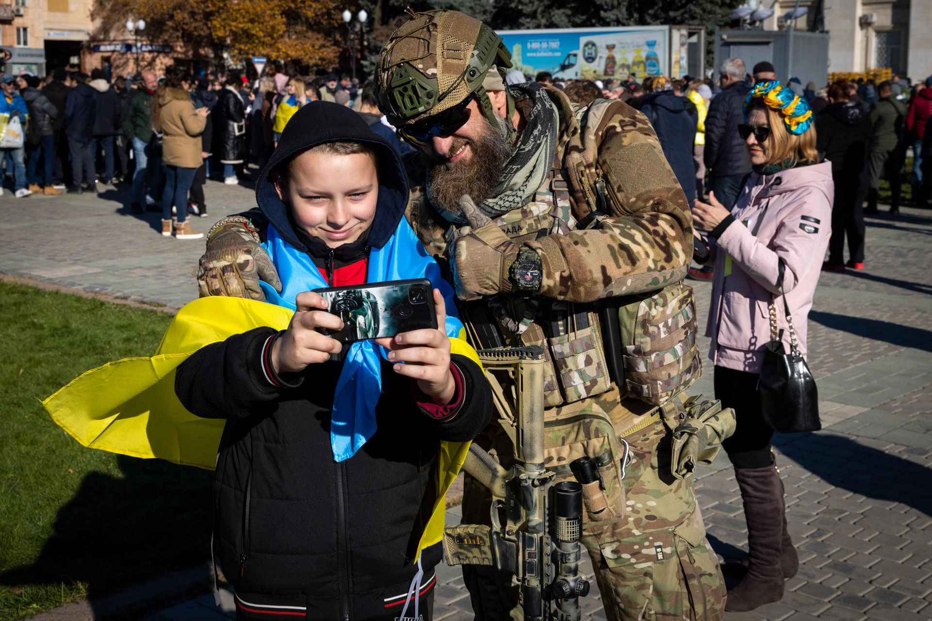 Citizens of Kherson Celebrating | MUSE Photography Awards