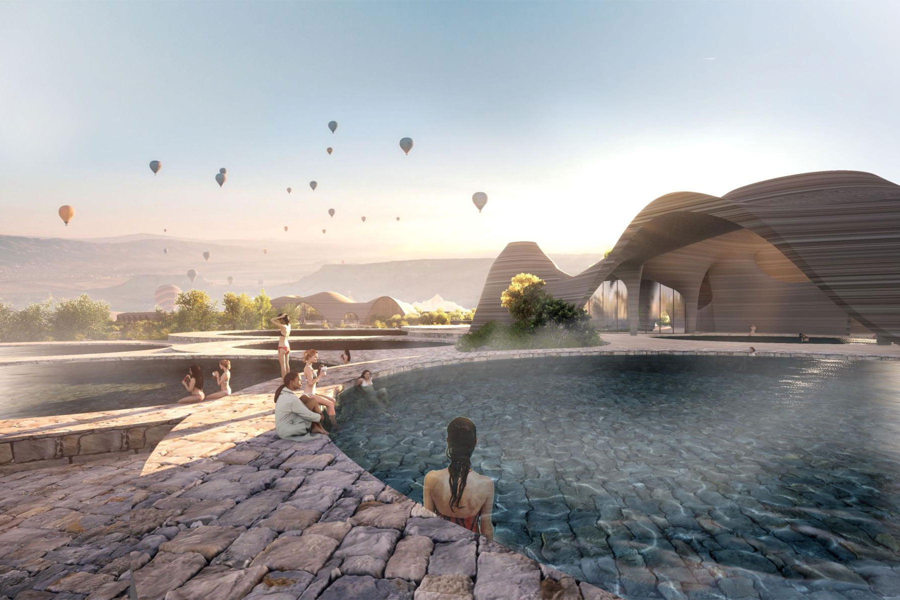 Eco-Melody: A self-sustainable resort in Cappadocia