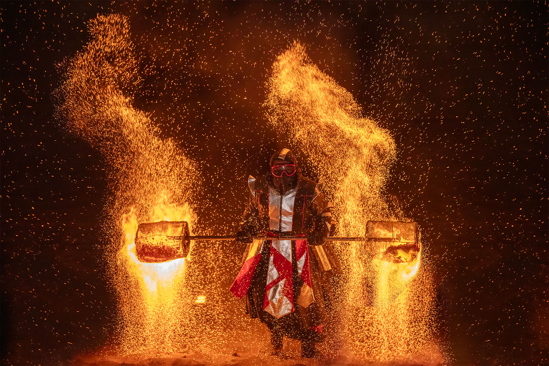 fire dance show