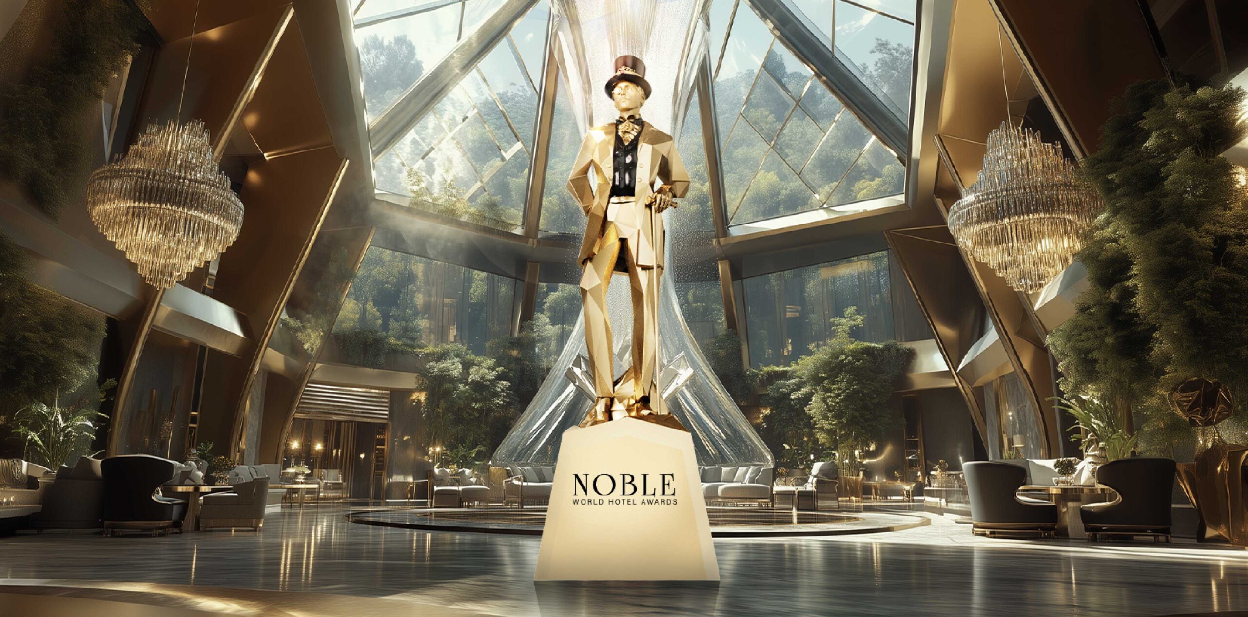 Noble Statuette | 2025 Noble World Hotel Awards