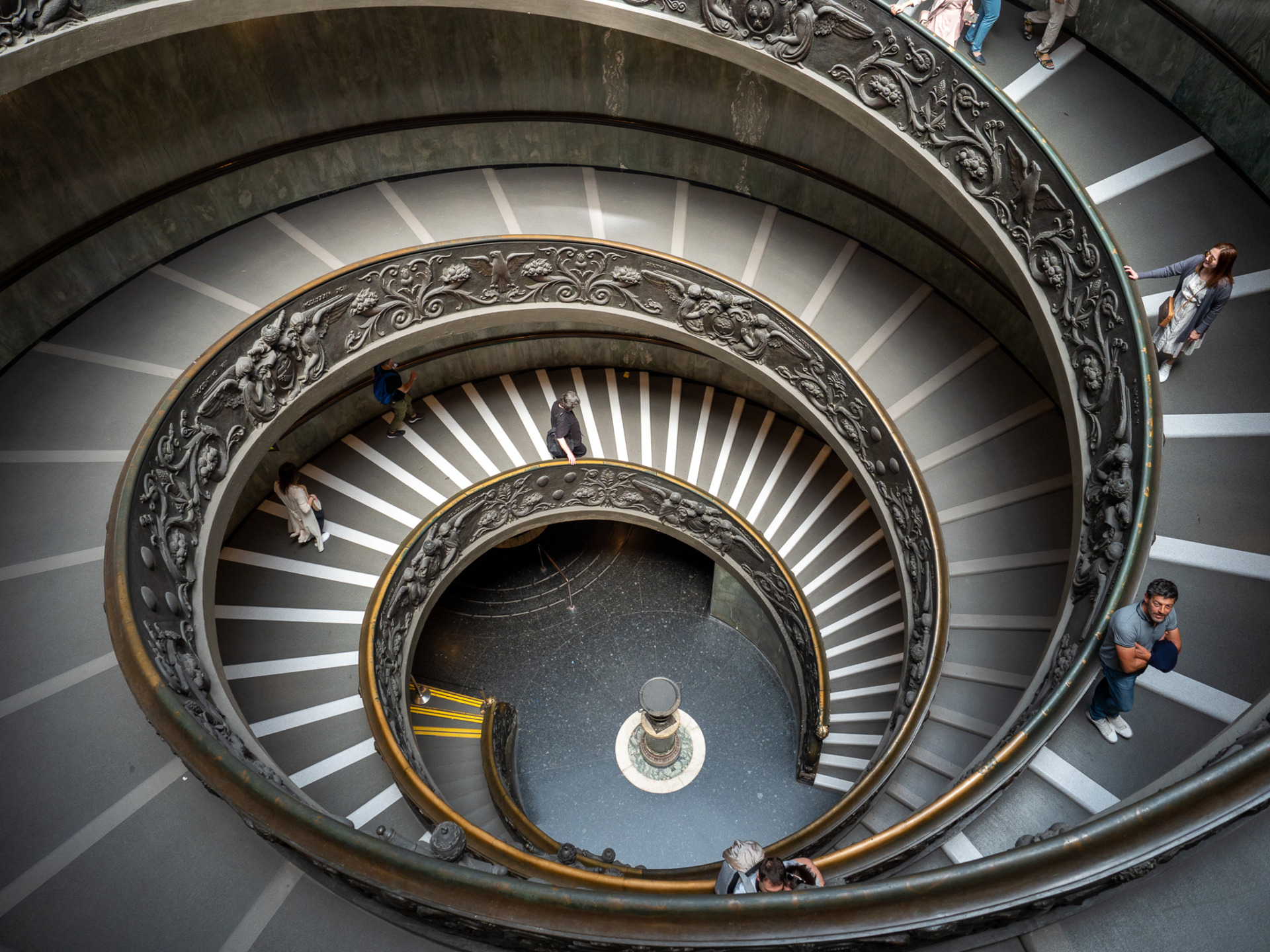 Descending into Wonder: Vatican's Mesmerizing Spiral