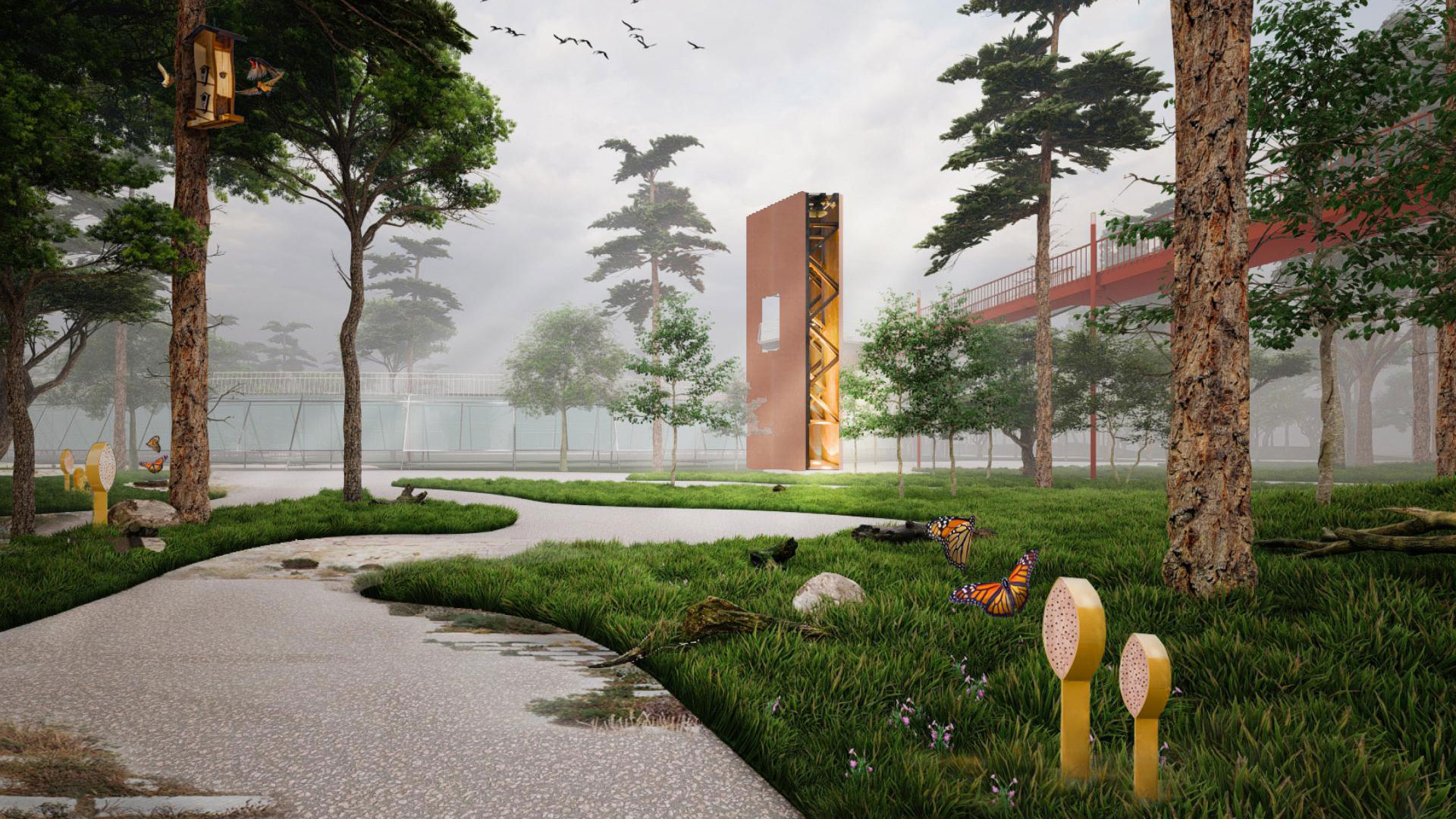 Revitalizing the Golden Sand Waterfront: A Symphony of Natur | Peixuan Xu